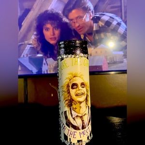 Beetlejuice custom candle